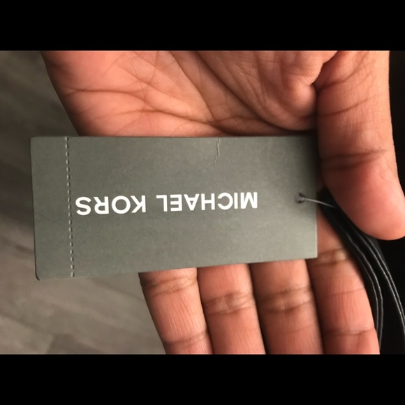 Micheal Kors Synthetic Leather Moto Jacket - Picture 6 of 6